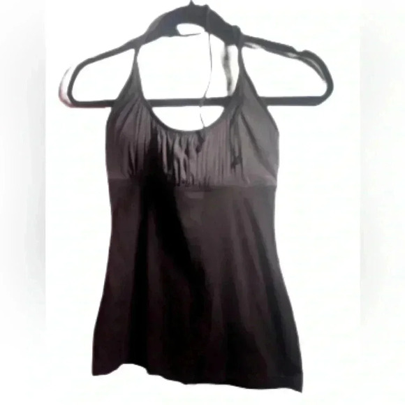 Lululemon Namaste grey black casual stylish run trendy athletic yoga tank top  6 - Picture 2 of 4